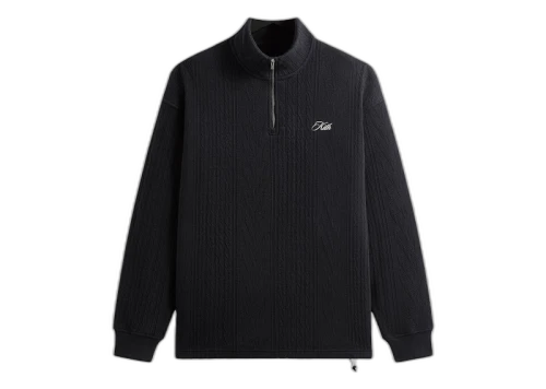 Kith Cable Fleece Quarter Zip Admiral