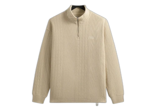 Kith Cable Fleece Quarter Zip Arete