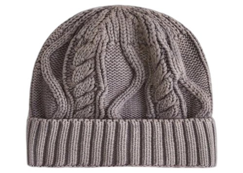 Kith Cable Knit Beanie Quicksand