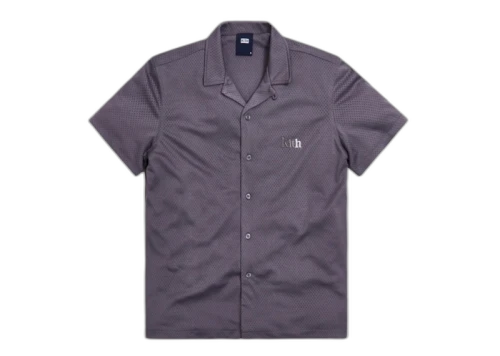 Kith Camp Collar Double Mesh Shirt Rabbit
