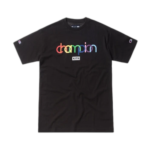 Kith Champion Double Logo Tee Black