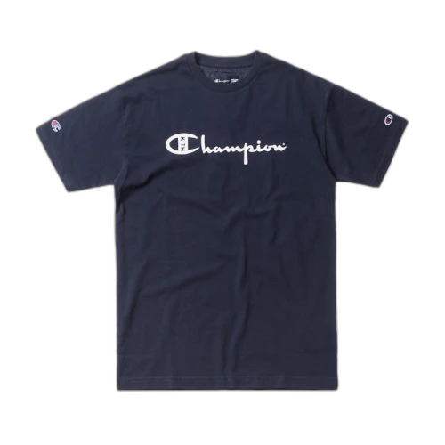 Kith Champion Script Logo Tee Navy