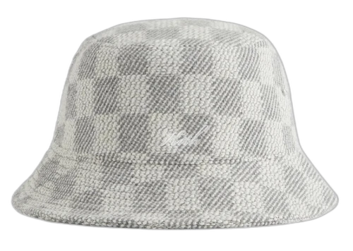 Kith Check Boucle Dawson Bucket Hat Steel
