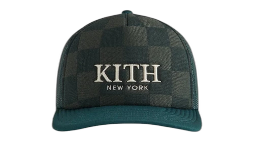 Kith Checkerboard Double Weave Nolan Trucker Hat Stadium