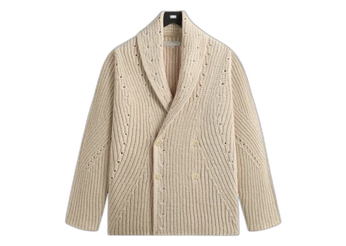 Kith Chenille Becker Cardigan Sandrift