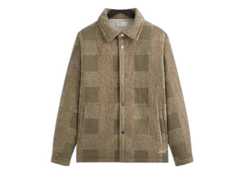 Kith Chenille Plaid Brixton Puffed Shirt Jacket Palomino