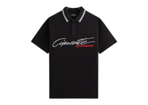 Kith Cigarette Racing Pique Polo Black