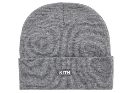 Kith Classic Dock Beanie Light Heather Grey