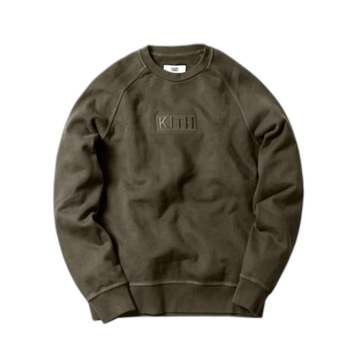 Kith Classic Logo Crewneck Olive