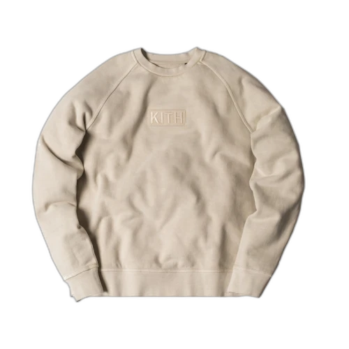 Kith Classic Logo Crewneck Sand