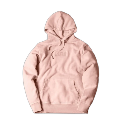 Kith Classic Logo Hoodie Pink