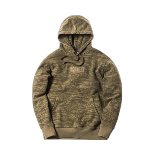 Kith Classic Logo Hoodie Tiger Camo