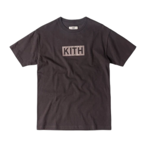 Kith Classic Logo Tee Battleship Grey