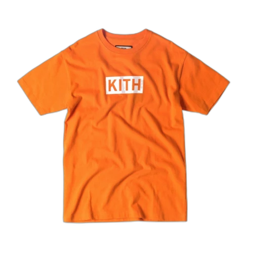 Kith Classic Logo Tee Orange