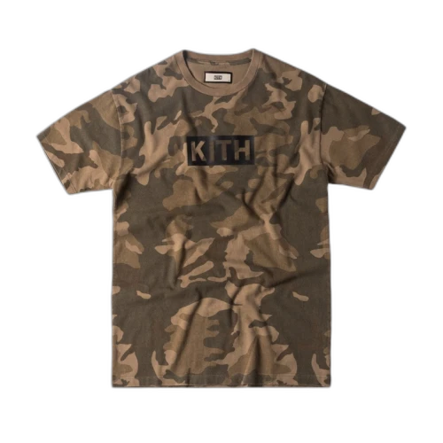 Kith Classic Logo Tee Woodland Camo