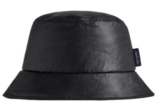 Kith Classic Puffer Bucket Hat Black