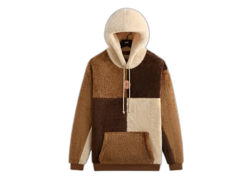 Kith Color-Blocked Plush Hoodie Curb