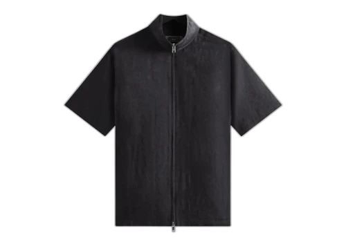 Kith Colton Zip Up Shirt Black