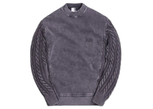 Kith Combo Knit Mockneck Kindling