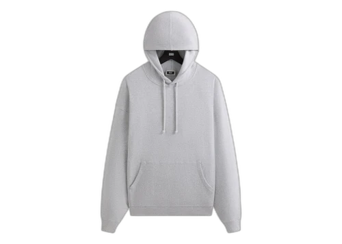 Kith Compact Knit Williams Iii Hoodie Light Heather Grey