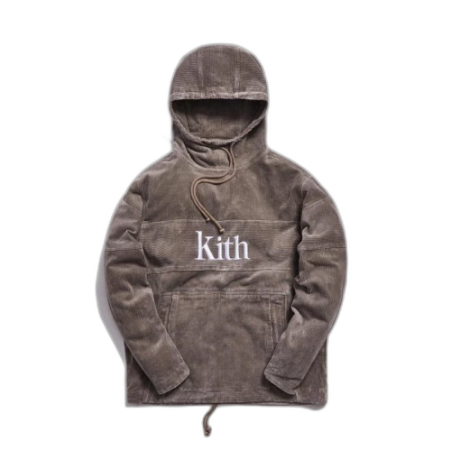 Kith Corduroy Double Pocket Hoodie Cinder