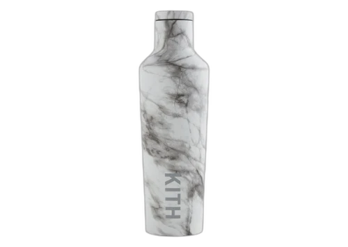 Kith Corkcicle Marble Canteen White