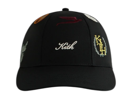 Kith Cotton Twill All-Over Patch Cricket Cap Black