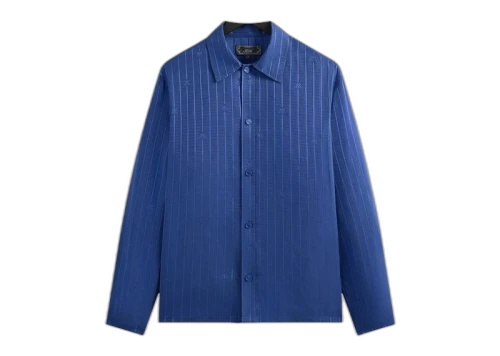 Kith Crest Logo Boxy Collared Overshirt Bow