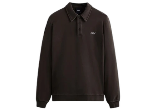 Kith Crystal Wash Interlock Harmon Pullover Rugby Kindling