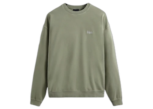 Kith Crystal Wash Interlock Vintage Crewneck Cavan