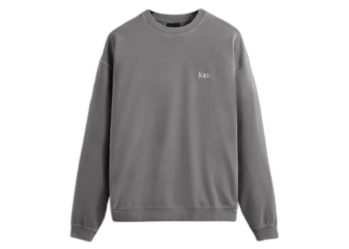 Kith Crystal Wash Interlock Vintage Crewneck Statue