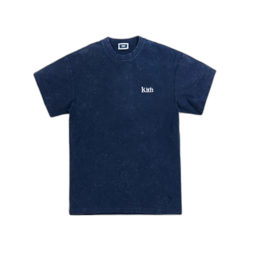 Kith Crystal Wash Tee Dark Navy