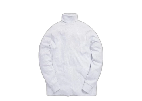 Kith Crystal Wash Turtleneck Light Heather Grey