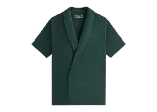 Kith Cupro Linen Short Sleeve Thompson Crossover Shirt Stadium