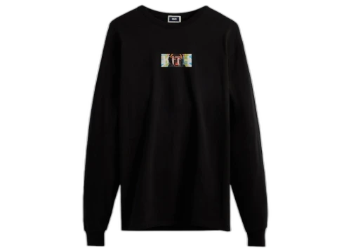 Kith Delphine Desane Classic Logo L/S Tee Black