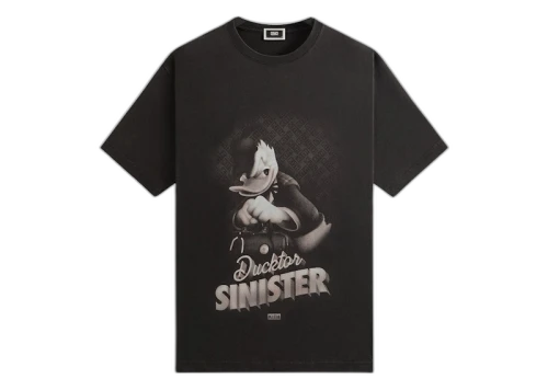 Kith Disney Donald Duck Sinister Vintage Tee Black