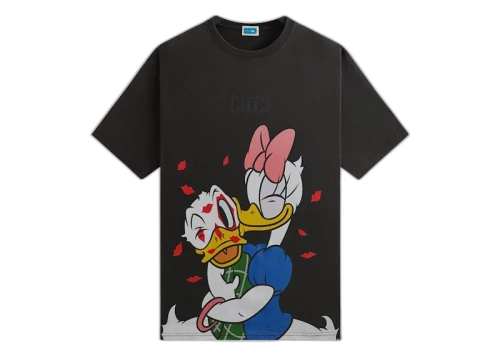 Kith Disney Donald Duck Smooch Vintage Tee Black