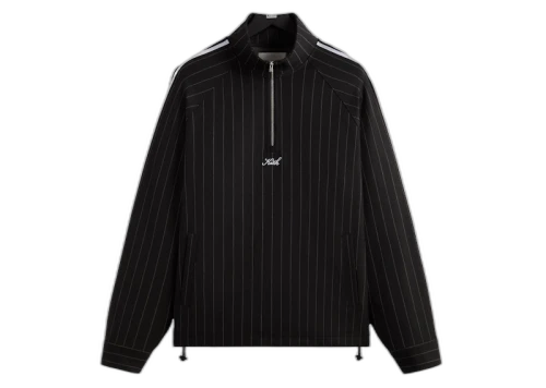 Kith Double Weave Riley Quarter Zip Black