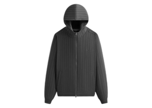 Kith Double Weave Selfridge Zip Up Hoodie Carbon