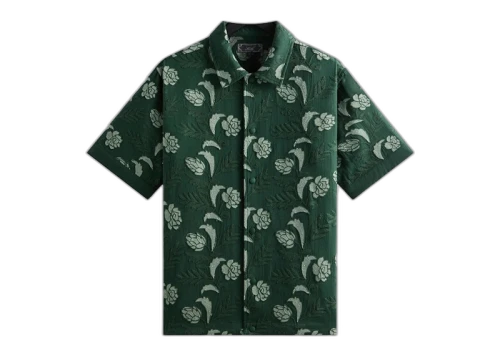 Kith Embroidered Floral Woodpoint Shirt Vitality