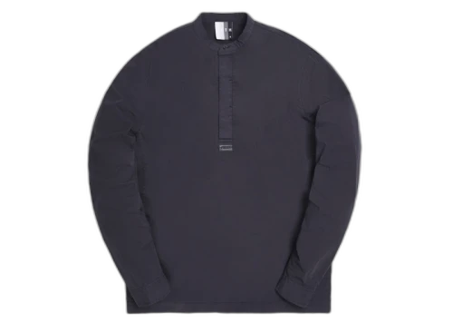 Kith Essex Henley Popover Black