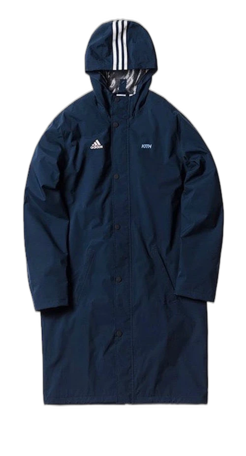 Kith Flamingos Sideline Shell Jacket Navy