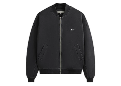 Kith Fleece Avery Bomber Jacket Black