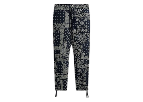 Kith Flocked Deconstructed Bandana Mercer 8 Pant Nocturnal