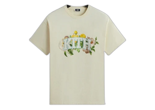 Kith Floral Arch Vintage Tee Sandrift