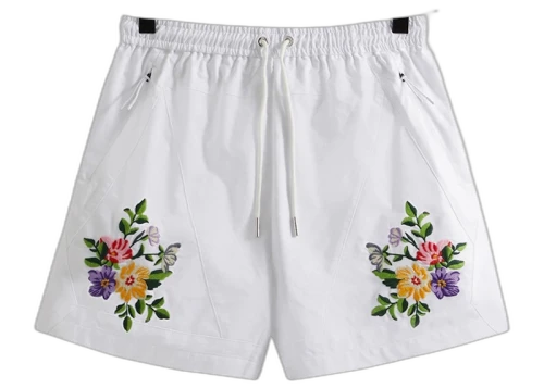 Kith Floral Oxford Turbo Short White