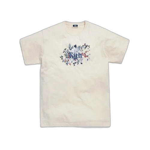 Kith Floral Serif Tee Turtledove