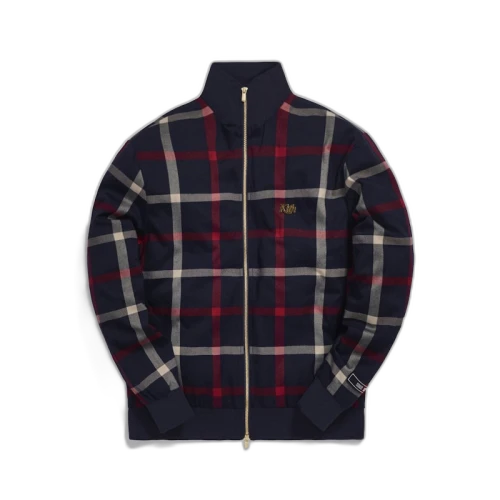 Kith for Bergdorf Goodman Roger Track Jacket Navy/Red Plaid