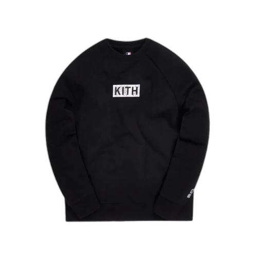 Kith For Major League Baseball Los Angeles Dodgers Arched Crewneck Black