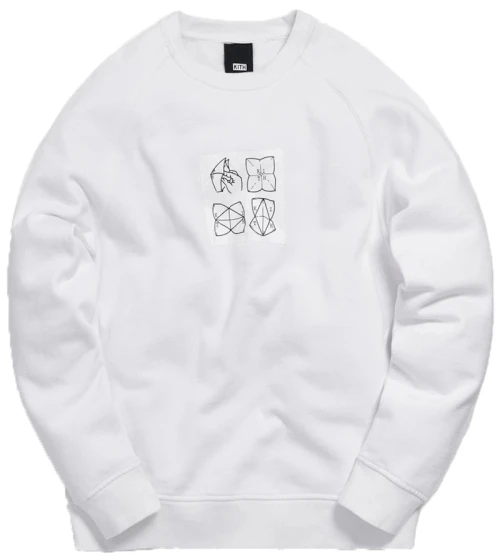 Kith Fortune Teller Crewneck White